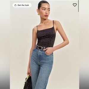 NWT Reformation Isla Satin Top